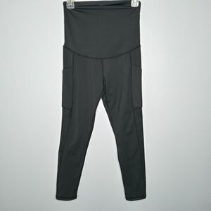 Maacie black maternity leggings
